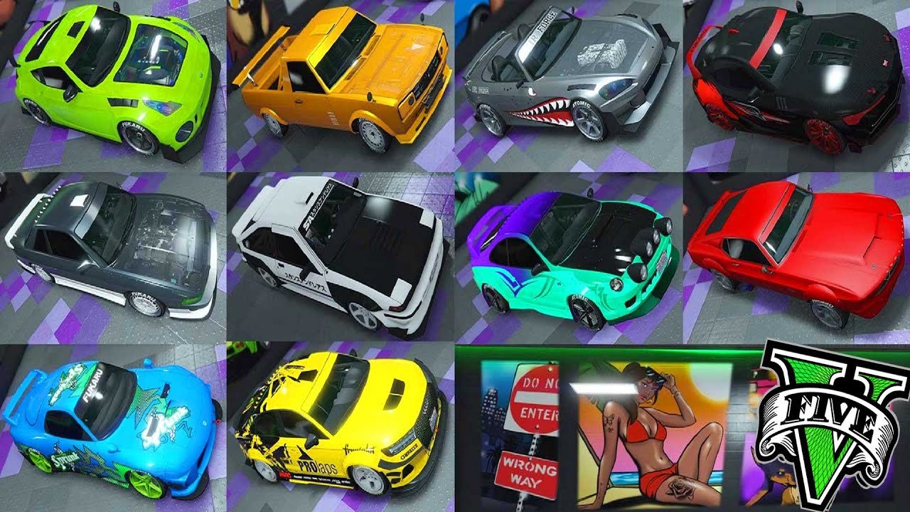 GTA 5 COMPRIAMO E MODIFICHIAMO TUTTI I 10 VEICOLI DEL NUOVO DLC !!! DLC LOS SANTOS TUNER