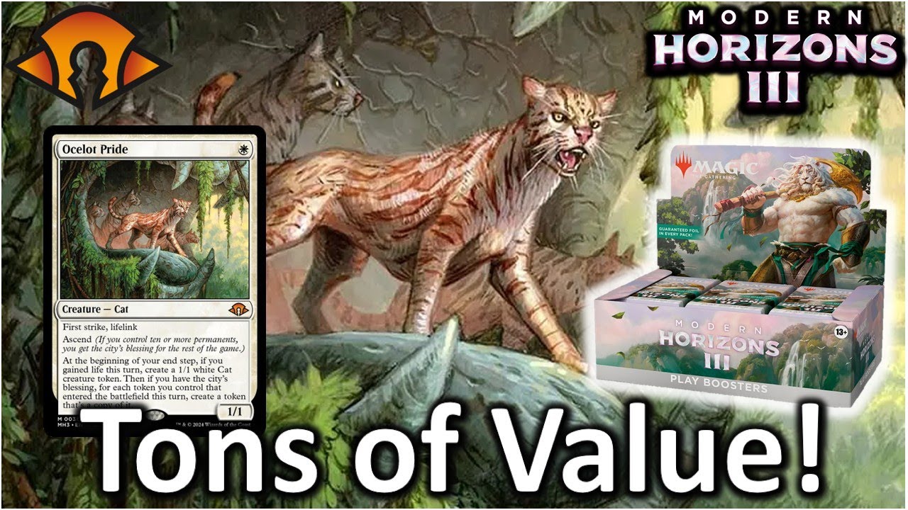 В этом наборе бустеров Modern Horizons 3 Play вас ждет масса ценных вещей!