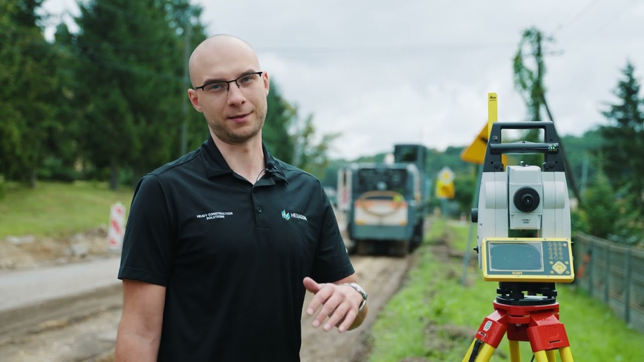 Praca z systemem sterowania 3D frezarką od Leica Geosystems w Grupie PBI