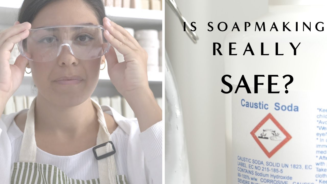 Beginner's guide to handle lye safely in soap making
