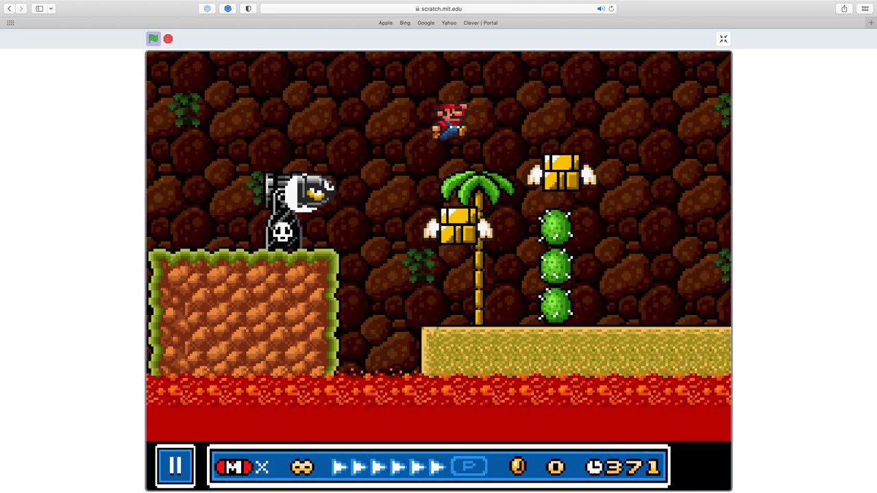 Playing Super Mario Maker 4 On Scratch (Parkour Not SAVED)