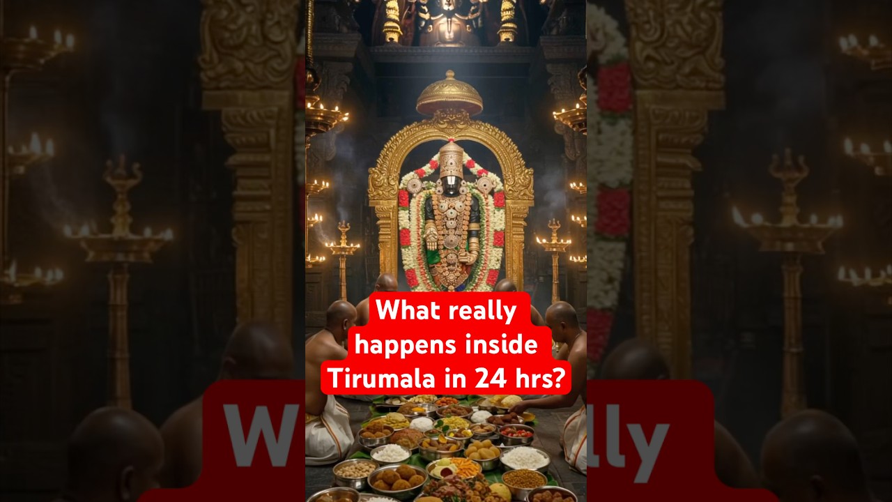 Very few people know this, but what really happens inside Tirumala in 24 hours?Watch till the end.