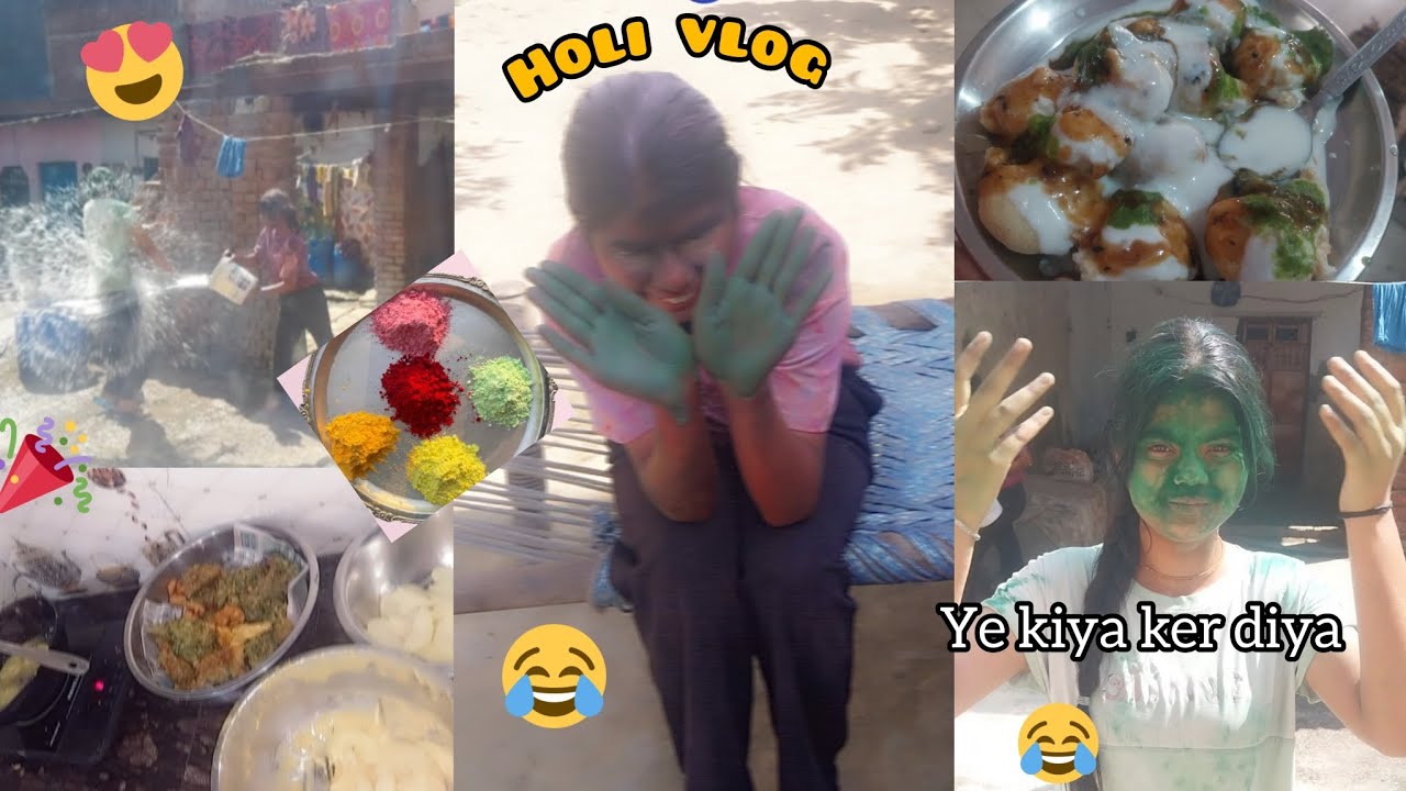 Mujhe holi nhi banani thi per 🌈 ??? Inhone to bura haal ker diya 🤣 | holi 2026| Disha life
