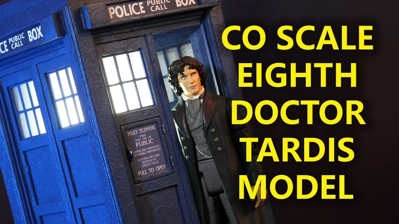Scratch Built 8th Doctor TARDIS Model