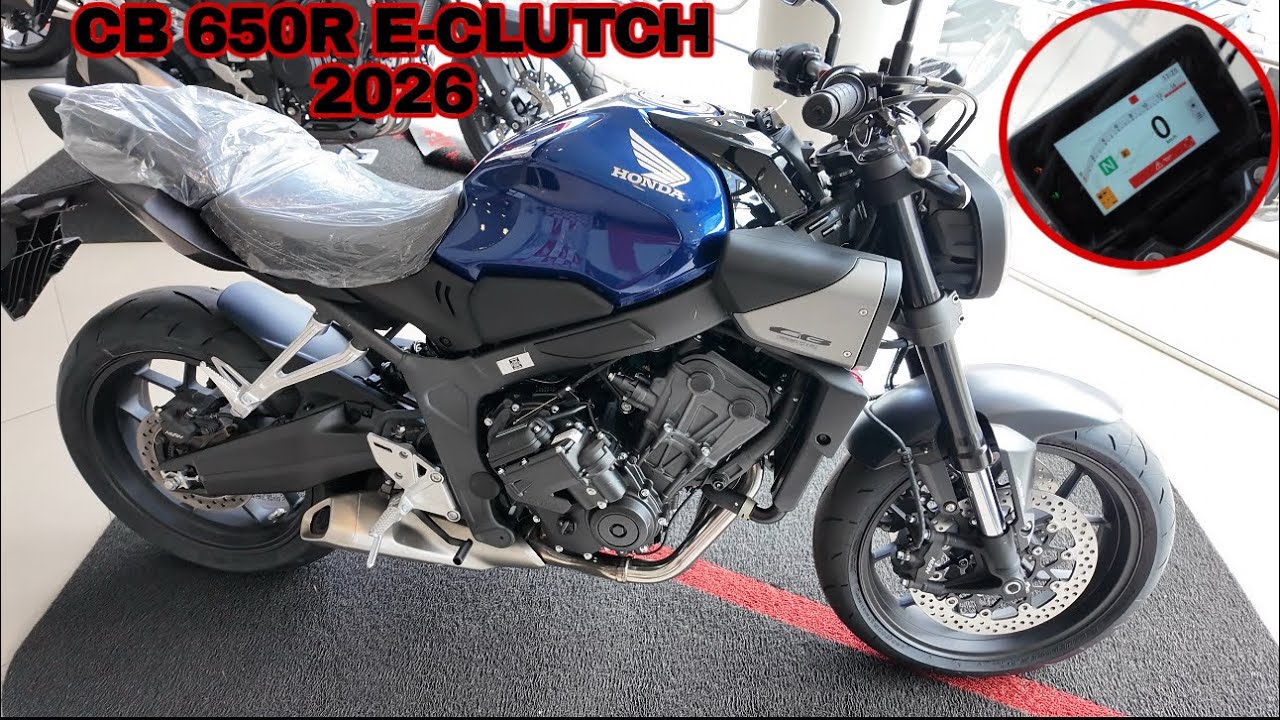 NOVA HONDA CB 650 R E-CLUTCH 2026 EM DETALHES MAIS PREÇO ATUAL NA LOJA