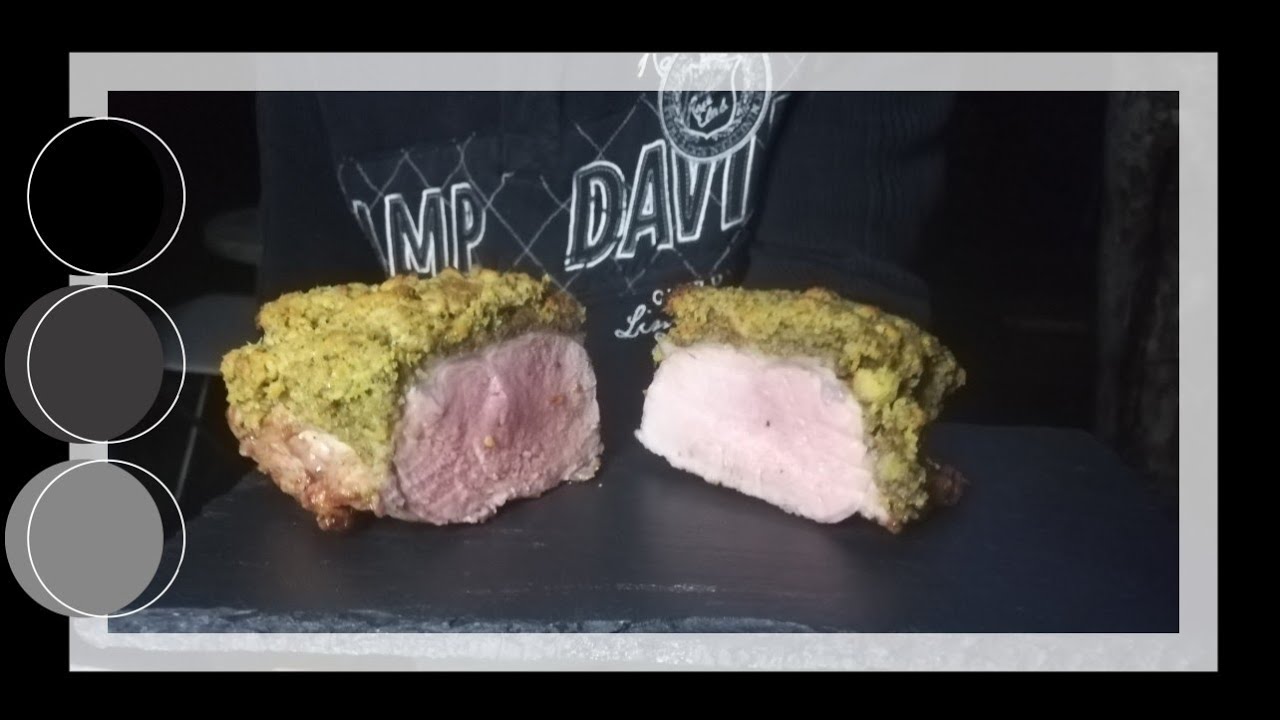 Kalbsrücken mit Kräuterkruste