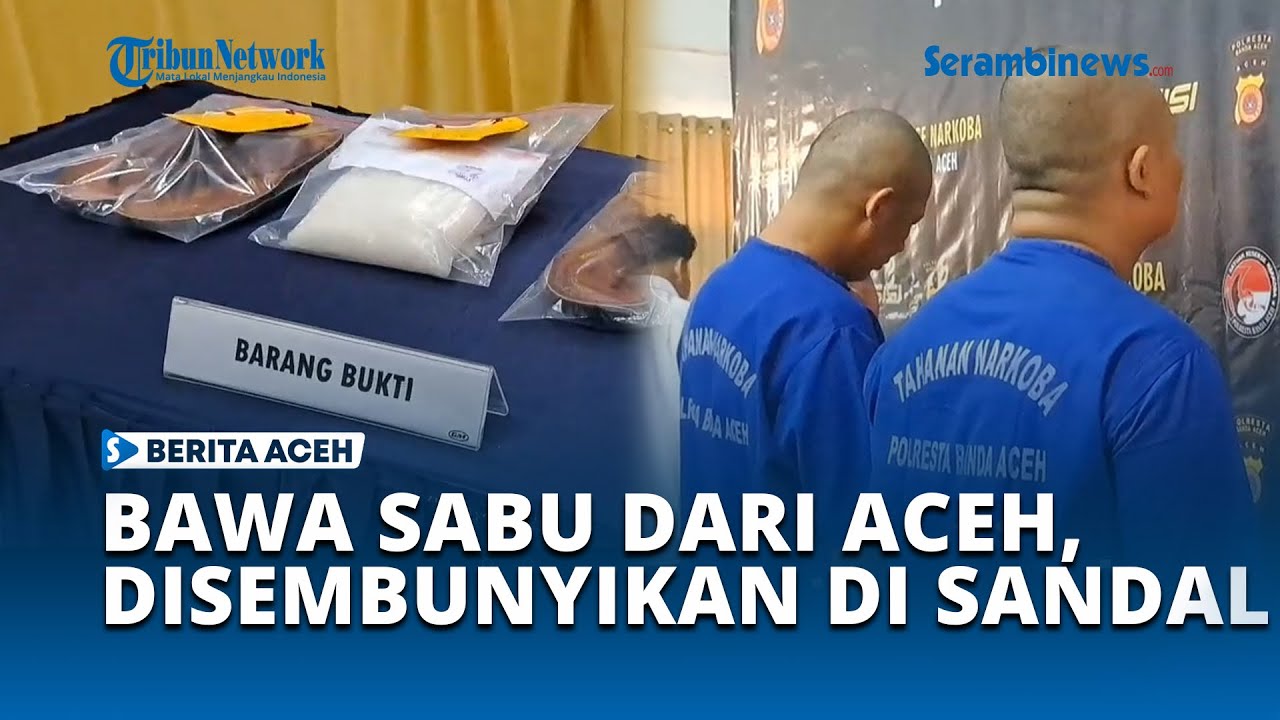 Sembunyikan Sabu Hampir 1 Kg di Sol Sandal, Dua Pria Bogor Ditangkap di Bandara SIM