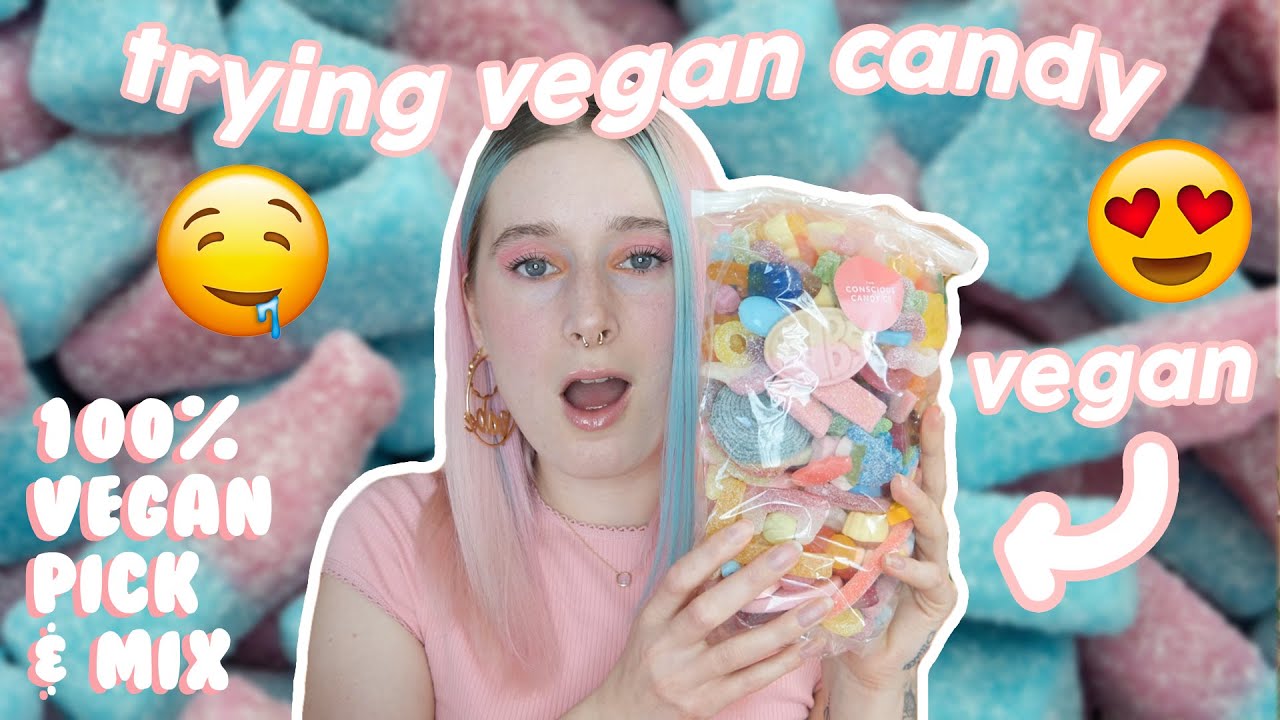 TRYING VEGAN CANDY 🍬😍omg serious sugar rush 🤤