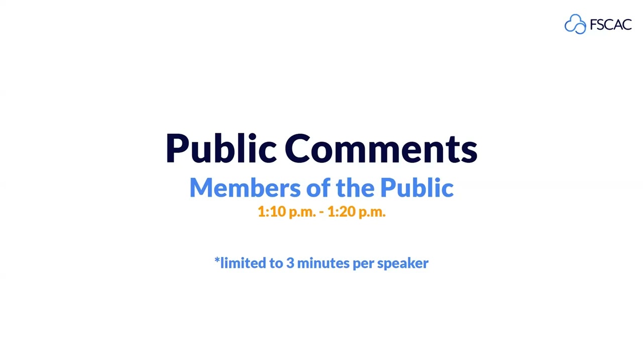 FSCAC Meeting - June 8, 2026
