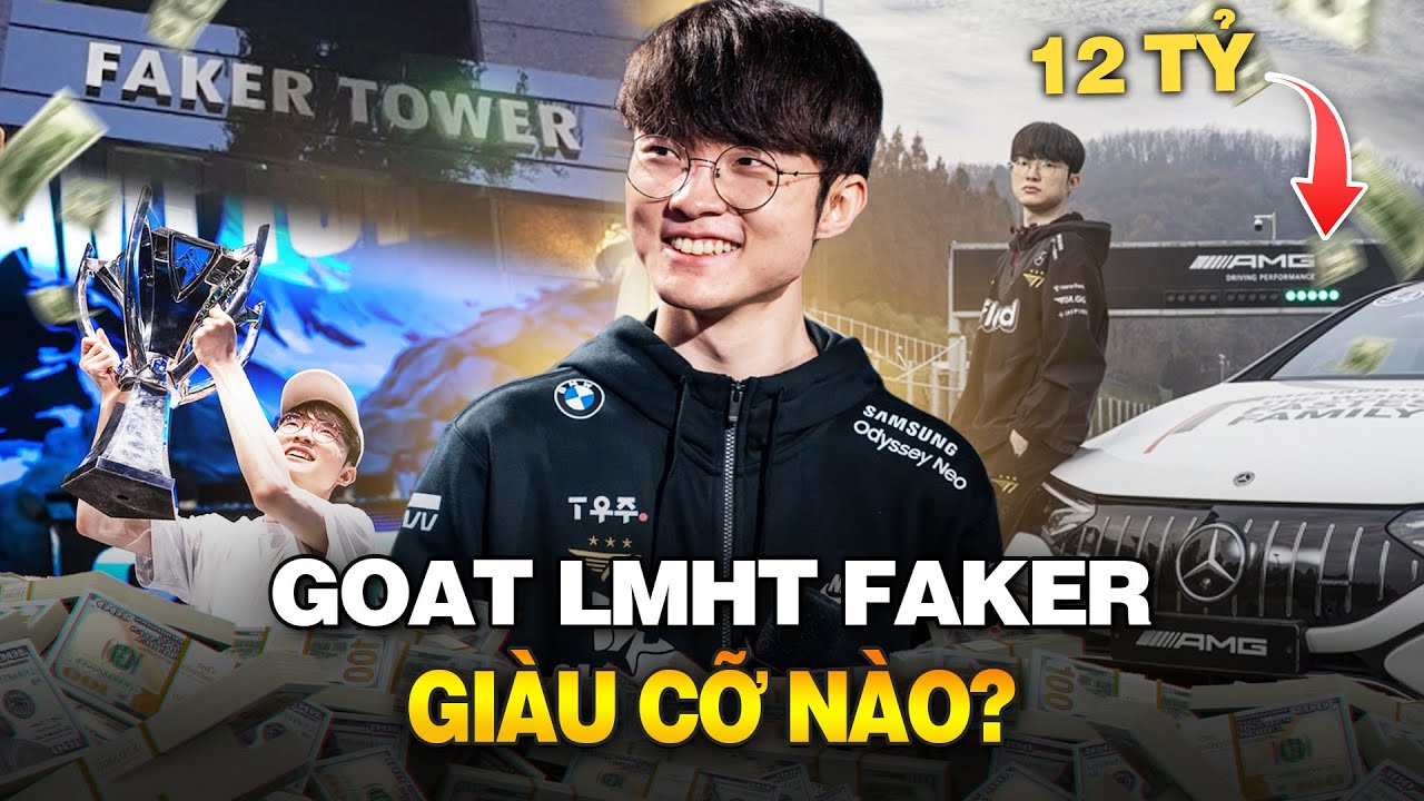 GOAT LMHT FAKER GIÀU CỠ NÀO? |TOP ĐẠI GIA HÀN QUỐC - BIỆT THỰ XA HOA NHƯ CUNG ĐIỆN