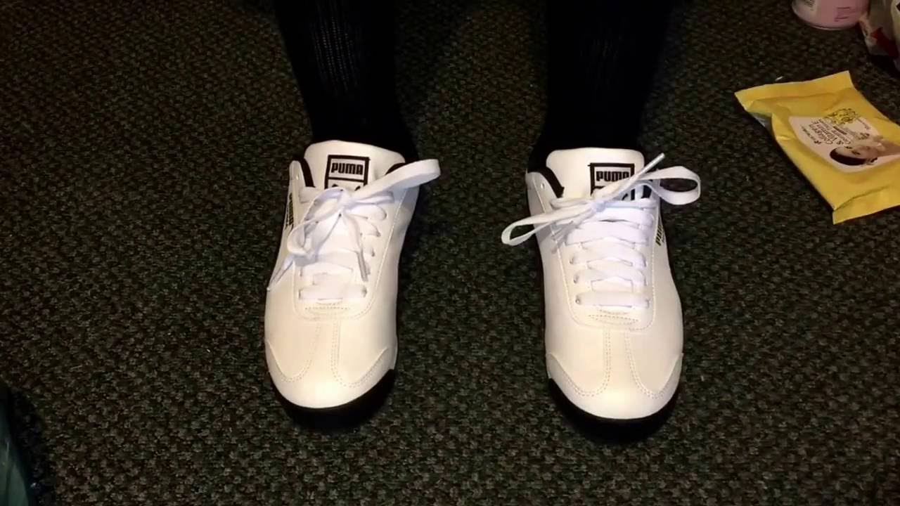 Puma White/Black Roma Unboxing & On Feet