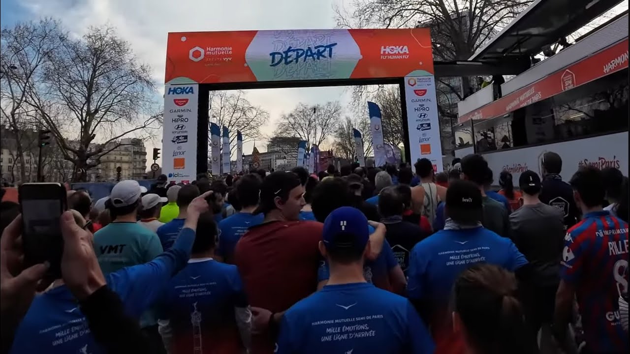Semi-marathon de Paris 2025 objectif 1h45 avec David