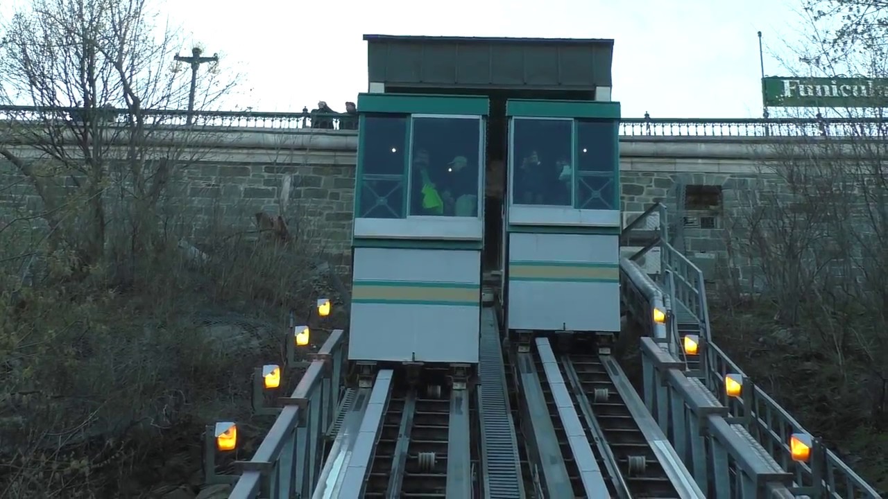 Let's Ride the Old Quebec Funicular!
