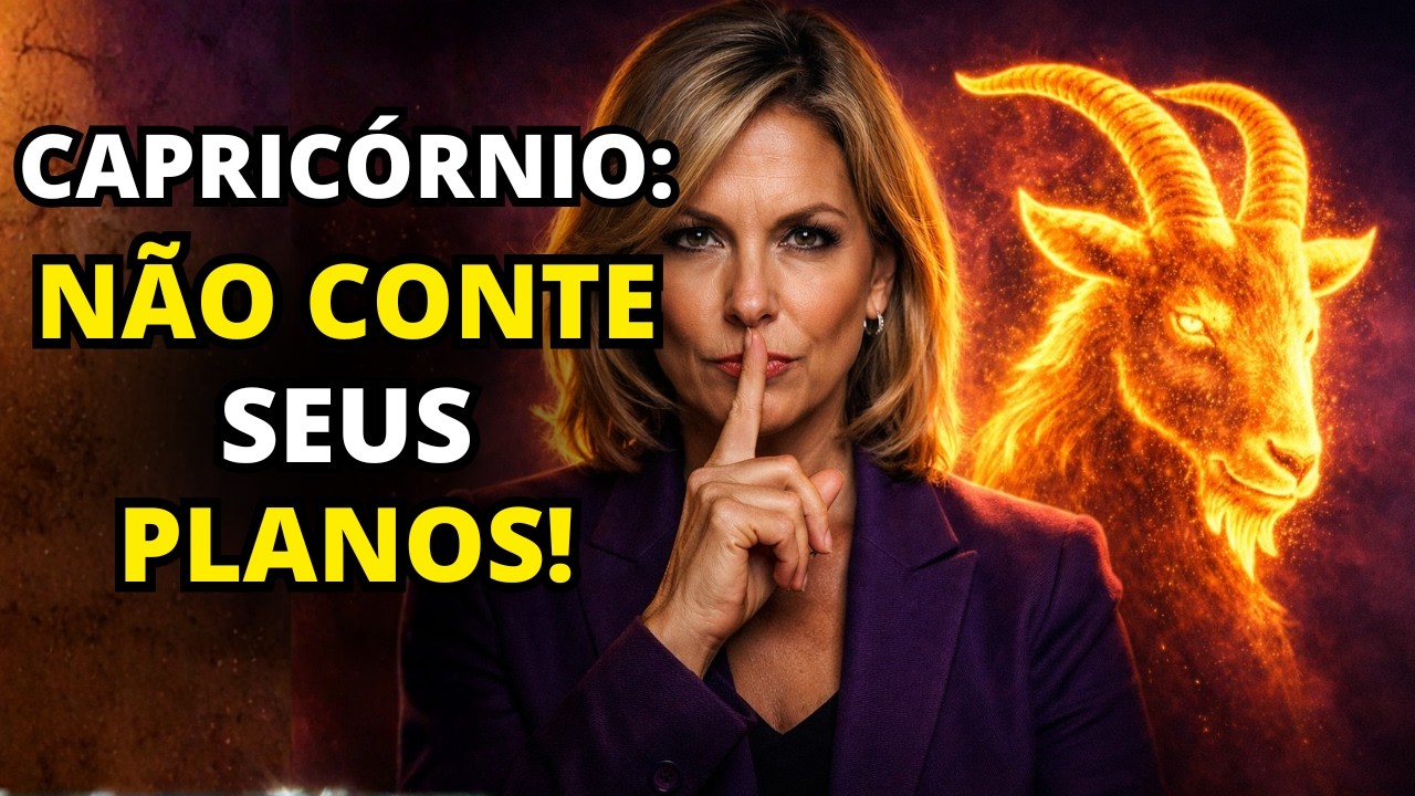 O PERIGOSO ERRO de contar seus planos para os outros - Capricórnio se protege fazendo isso aqui...