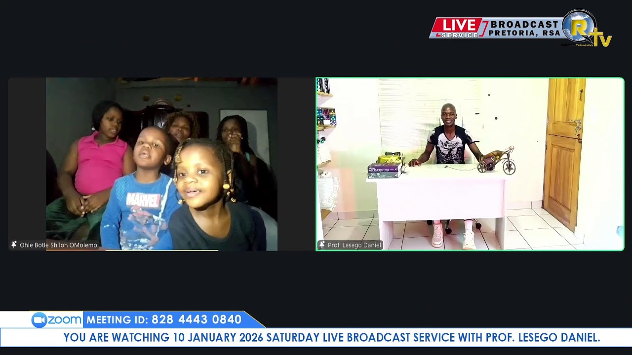 10 JANUARY 2026 SATURDAY LIVE BROADCAST SERVICE WITH PROF. LESEGO DANIEL PART 2