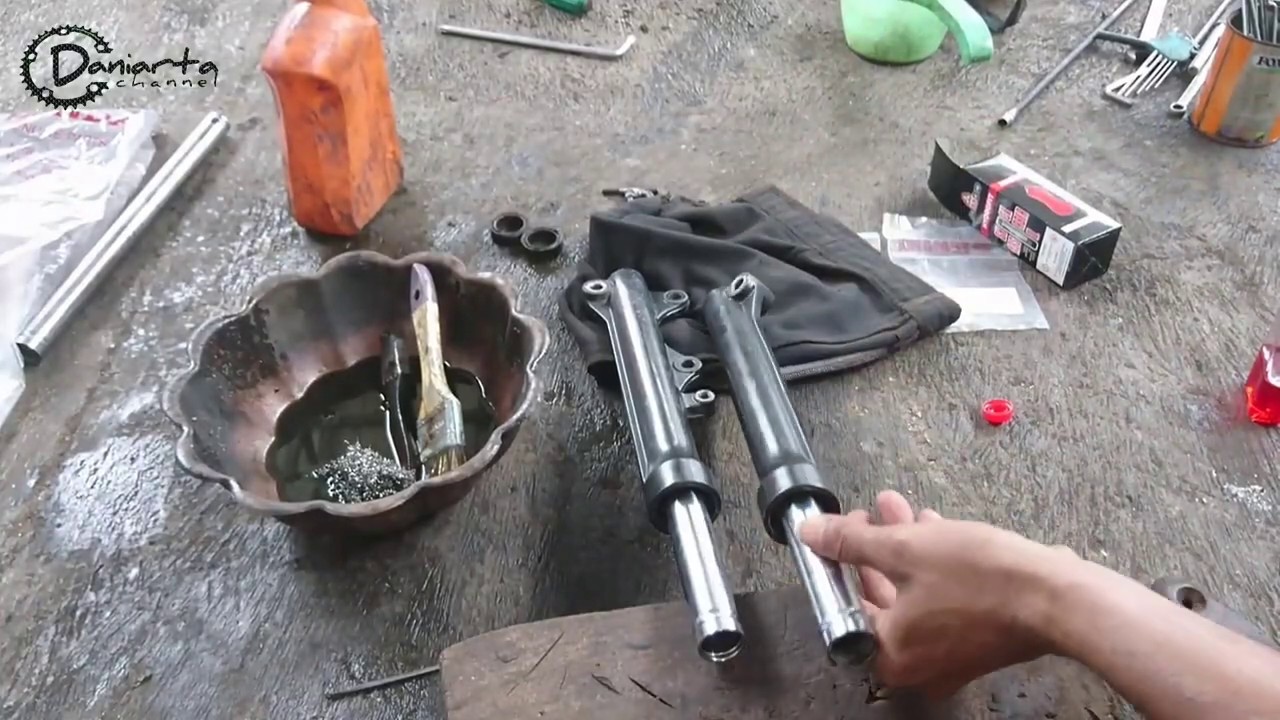 Servis shock/ganti sil shock depan bebek/matic