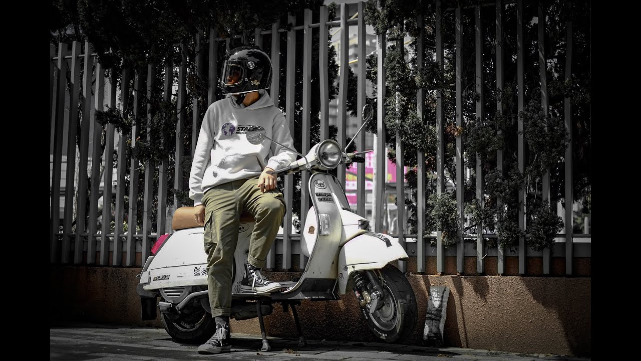 山間小路 跑一段 vespa PE