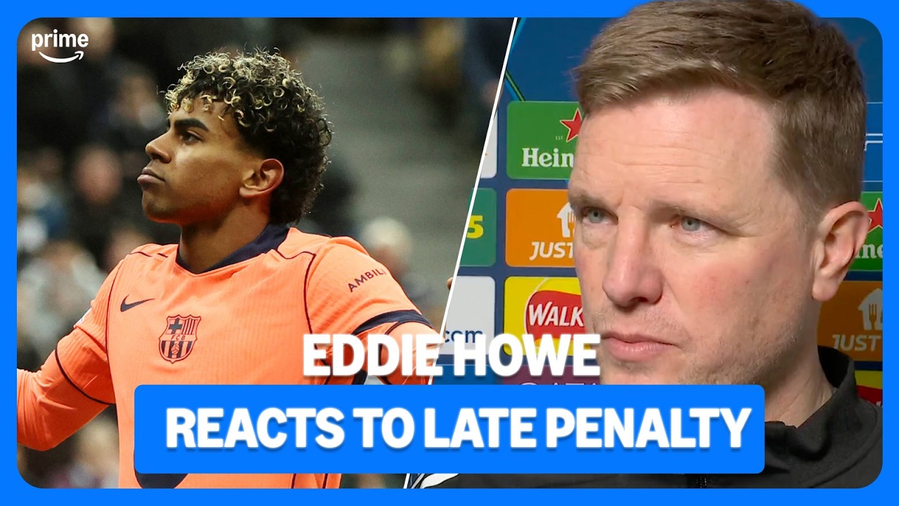 Eddie Howe on DRAMATIC late penalty call 👀 | Post-match interview | UEFA Champions League