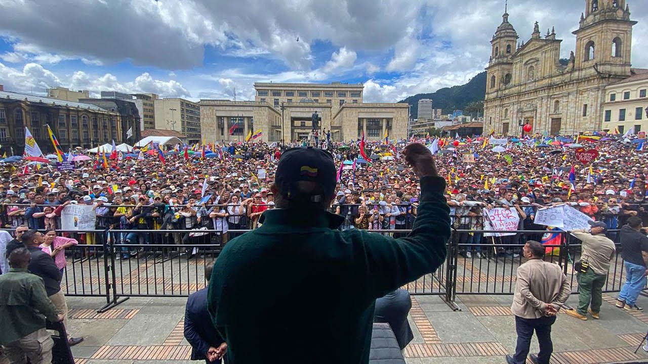 Presidente Gustavo Petro durante la conmemoración del Día de los trabajadores y trabajadoras 2024