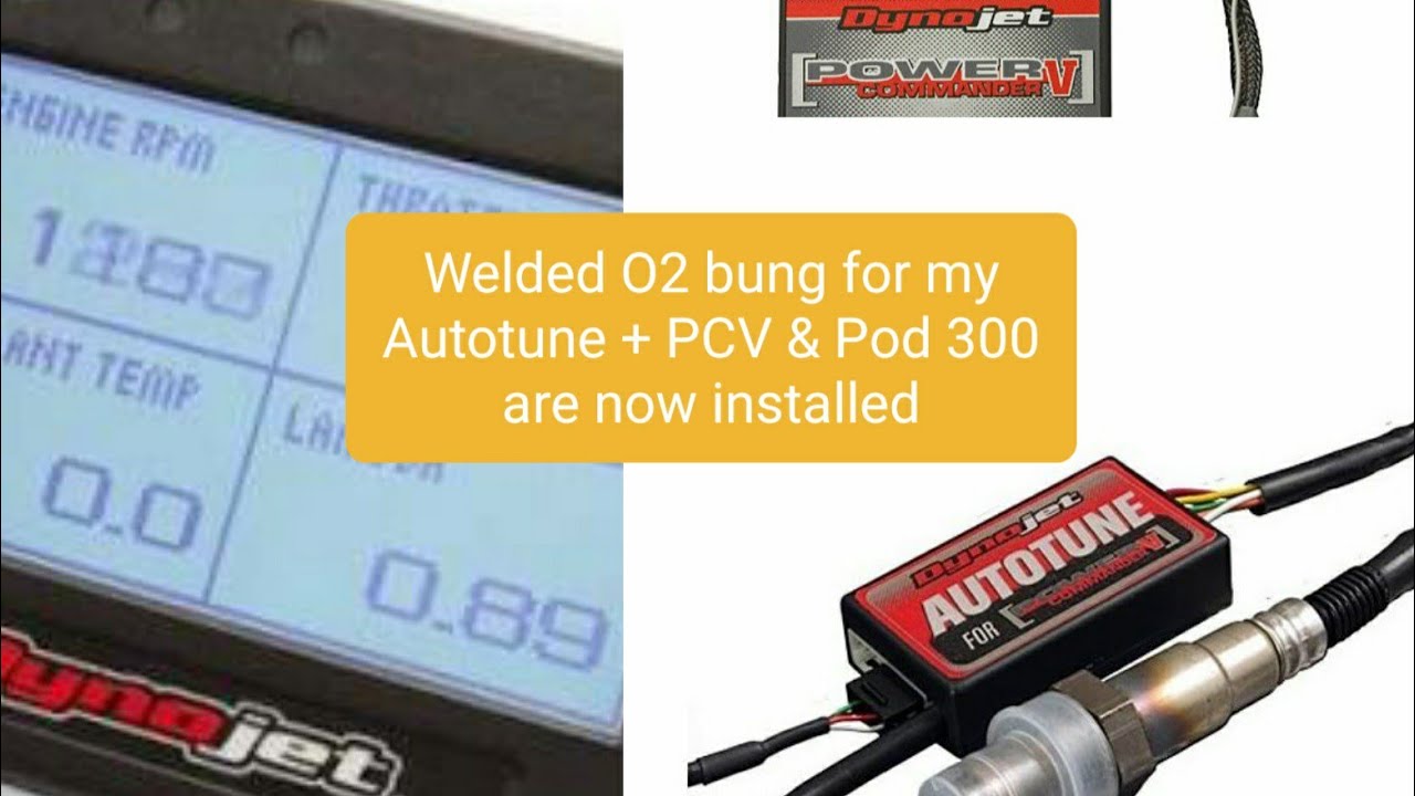 GSX-S1000: Power Commander + Autotune + Pod-300 installed