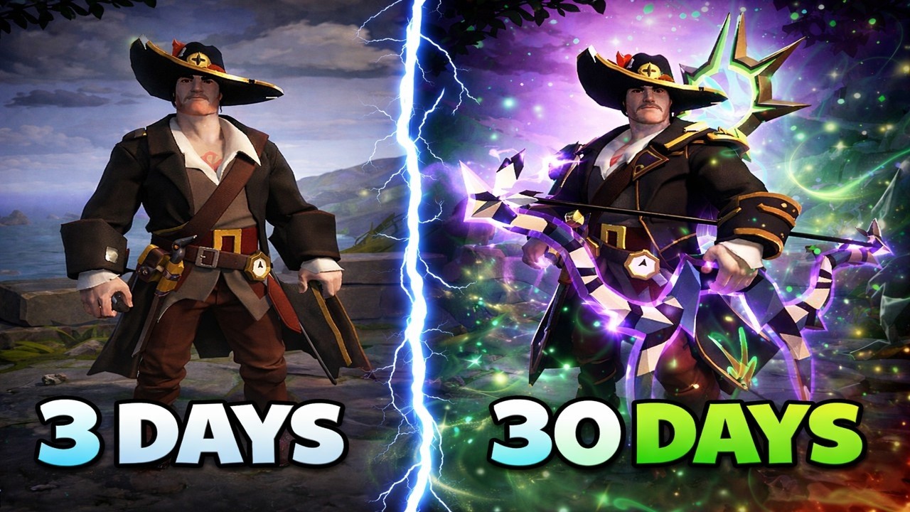 😳🏹 3 Days &rarr; 30 Days Premium on a FRESH Account! 💰🔥 | Day 1 | Albion Online