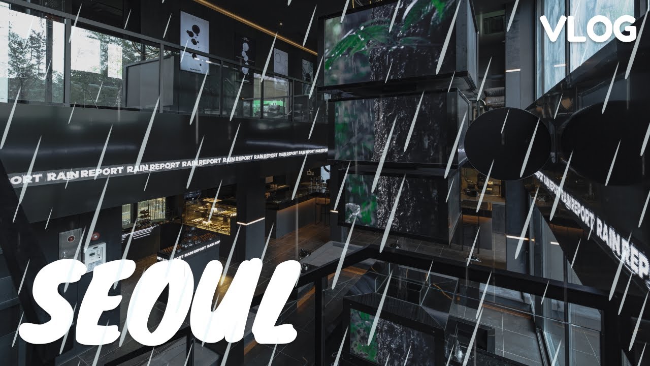 🇰🇷 Korea Travel | Seoul café that never stops raining | Speakeasy in Itaewon |