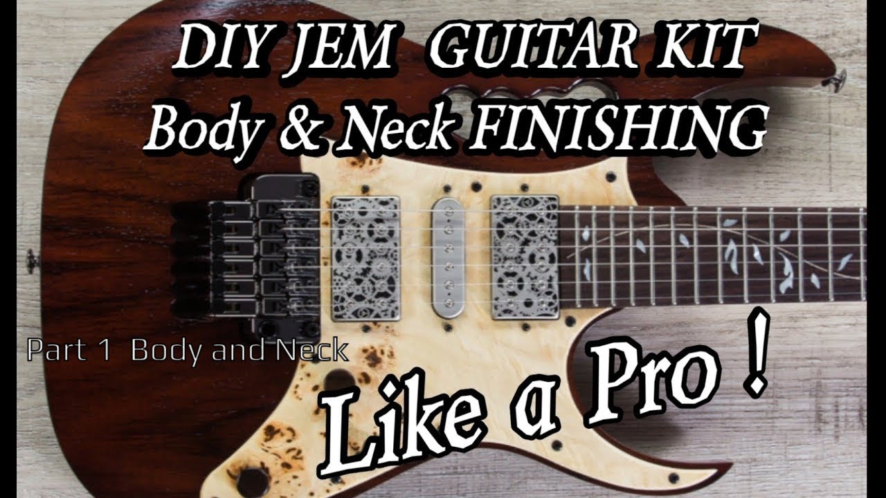 DIY JEM GUITAR KIT - HOW TO ACHIEVE  A PERFECT FINISH Pt 1