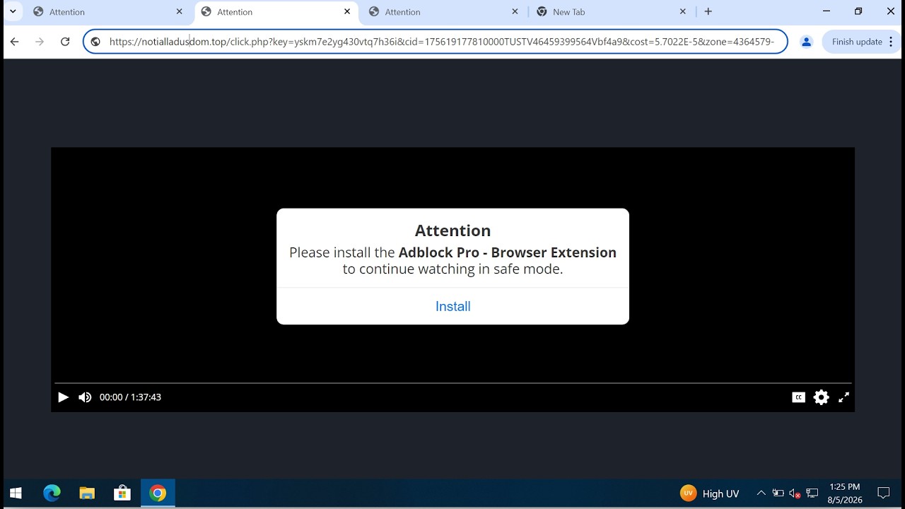 Notialladusdom.top pop-up notifications removal video.