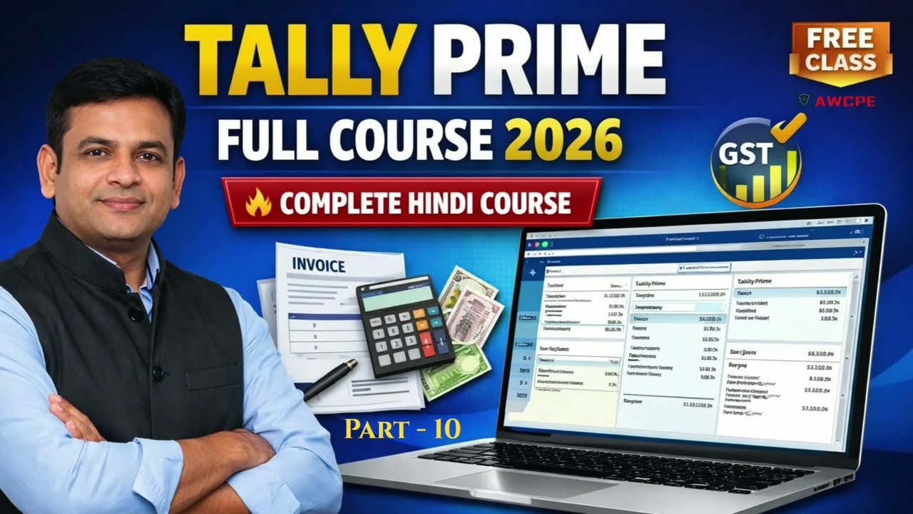Tally Prime Part - 10, Tally Prime Full Course 2026.