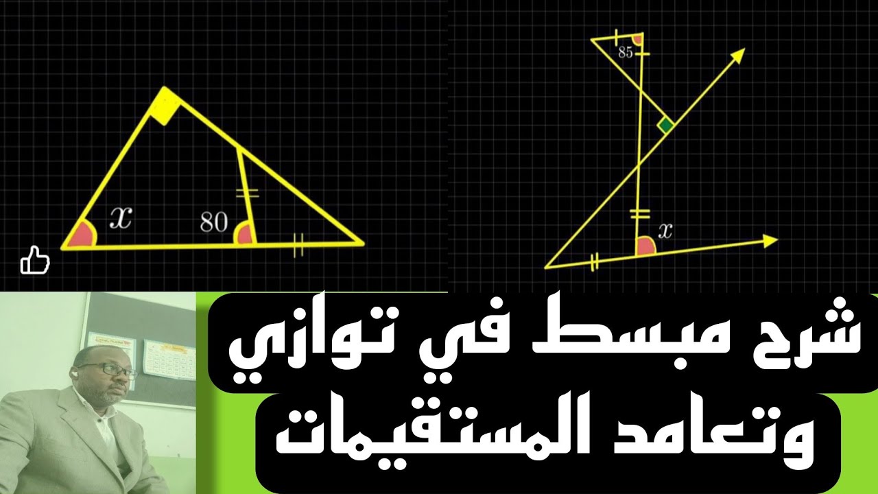 المستقيمات المتعامدة