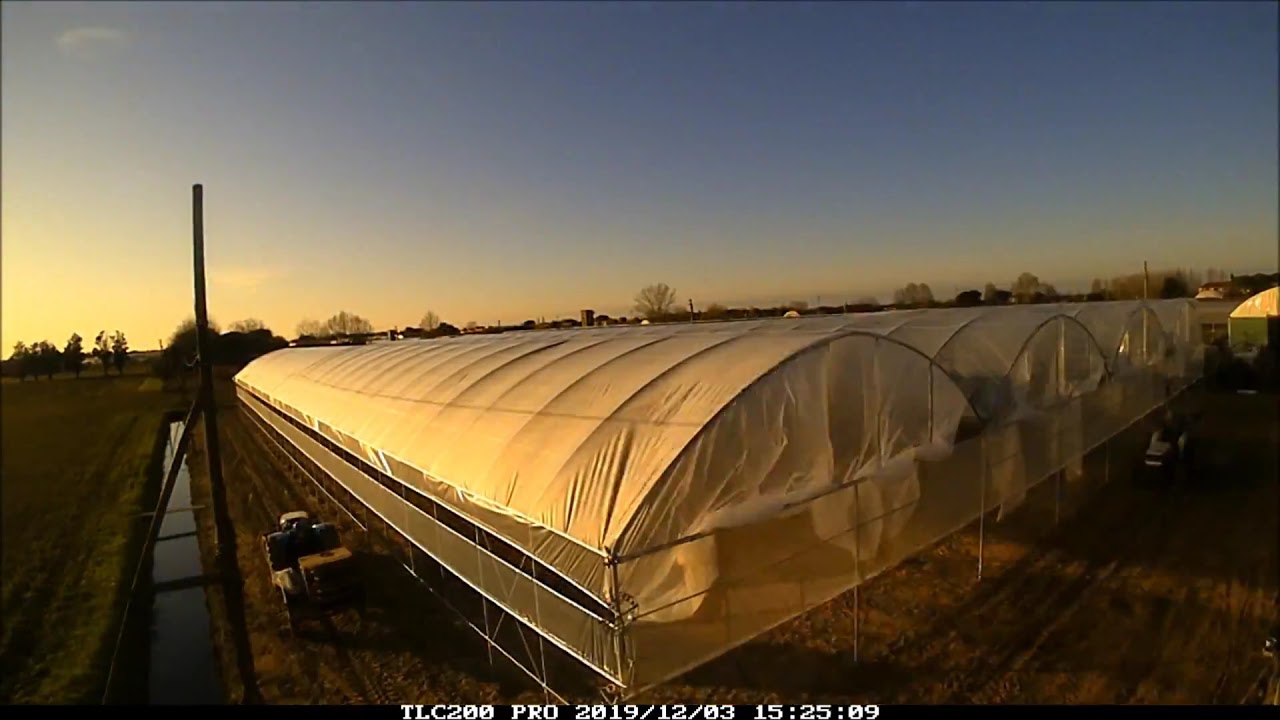 Time lapse: montaggio serre - building greenhouses