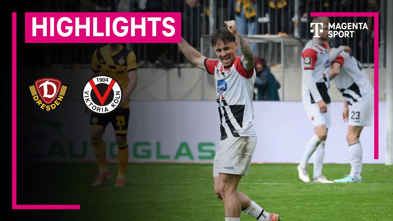 Dynamo Dresden - FC Viktoria K&ouml;ln | Highlights 3. Liga | MAGENTA SPORT