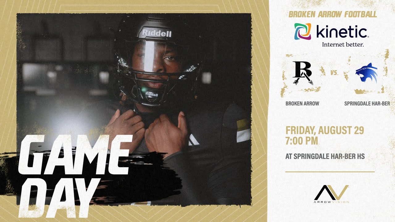 Broken Arrow Football at Springdale Har-Ber