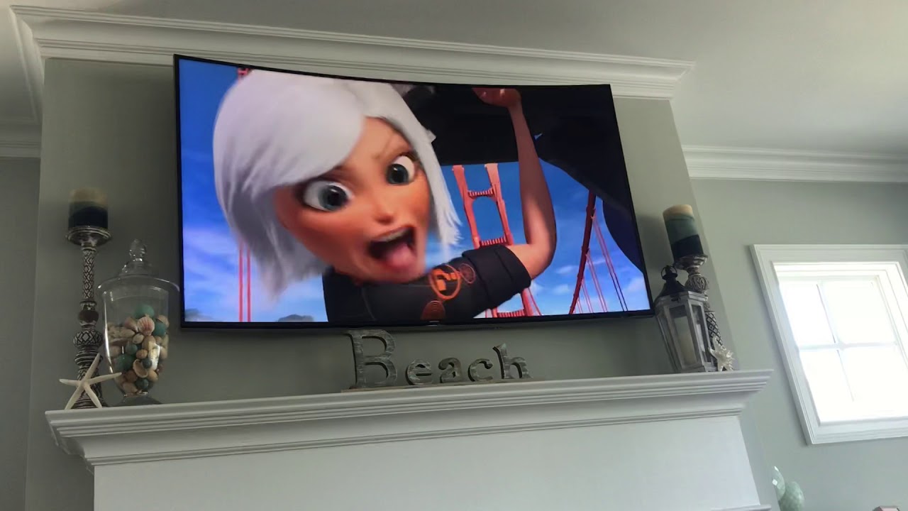 Monsters vs aliens Golden Gate Bridge scene robot