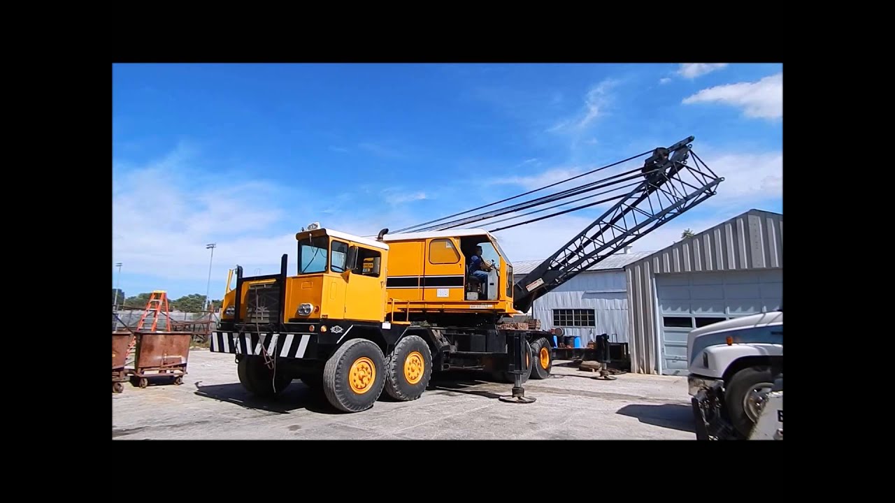 American 7450 truck mounted lattice boom crane for sale | sold at auction June 26, 2014