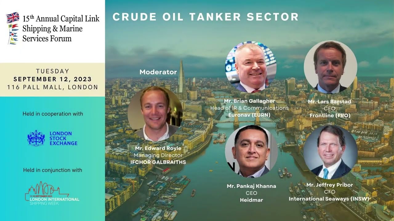 2023 15th Annual Shipping & Marine Services Forum - Crude Oil Tanker Sector