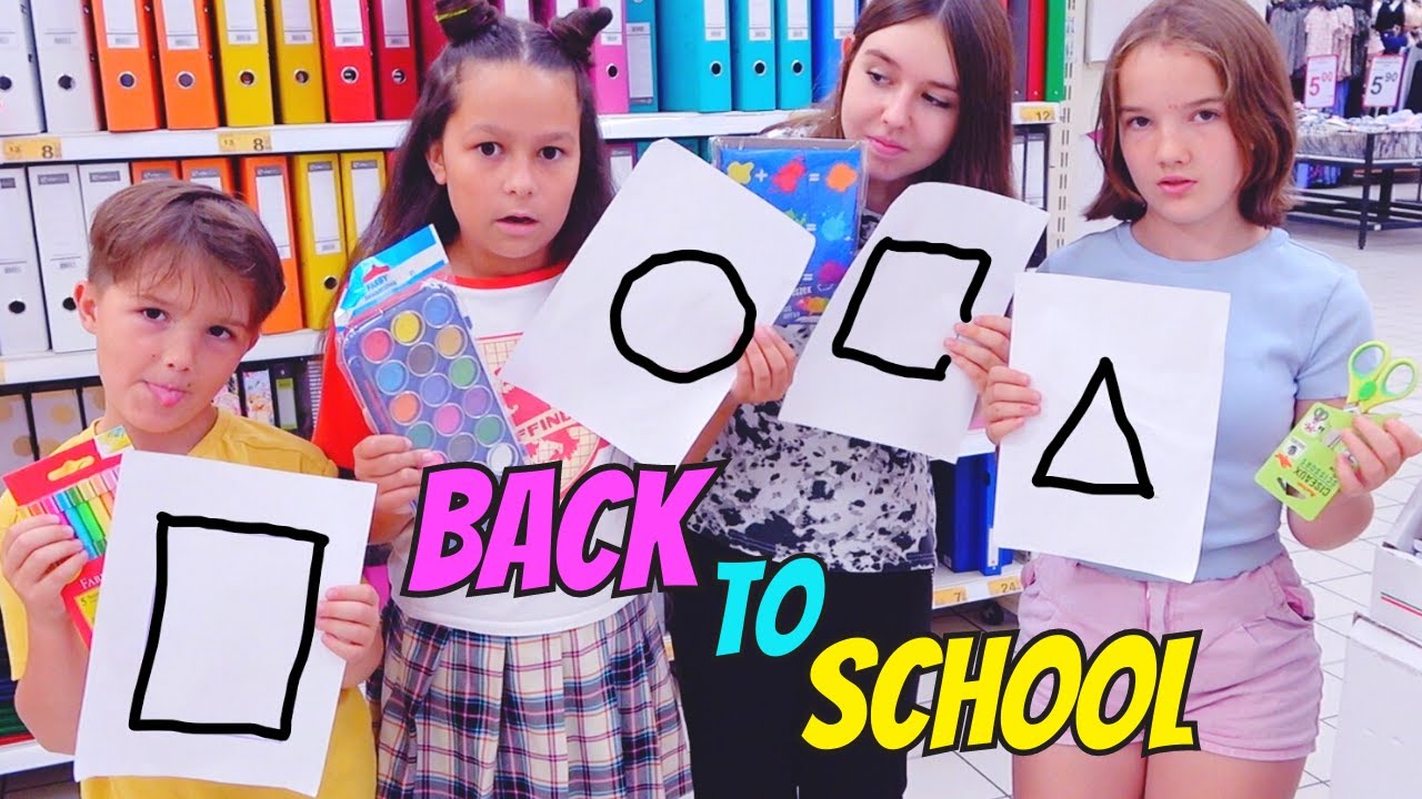 BACK TO SCHOOL w KSZTAŁTACH 5 Minut na ZAKUPY DO SZKOŁY!