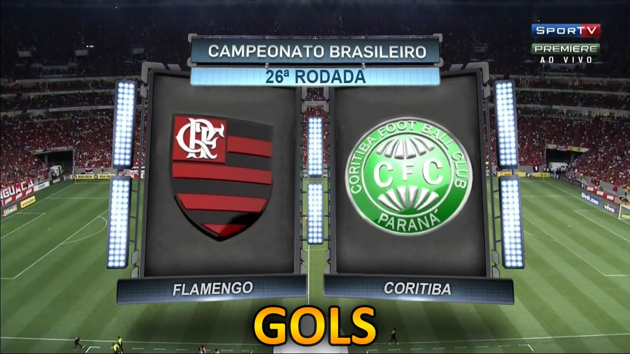 Gols, Flamengo 0 x 2 Coritiba - Brasileir&atilde;o 17/09/2015