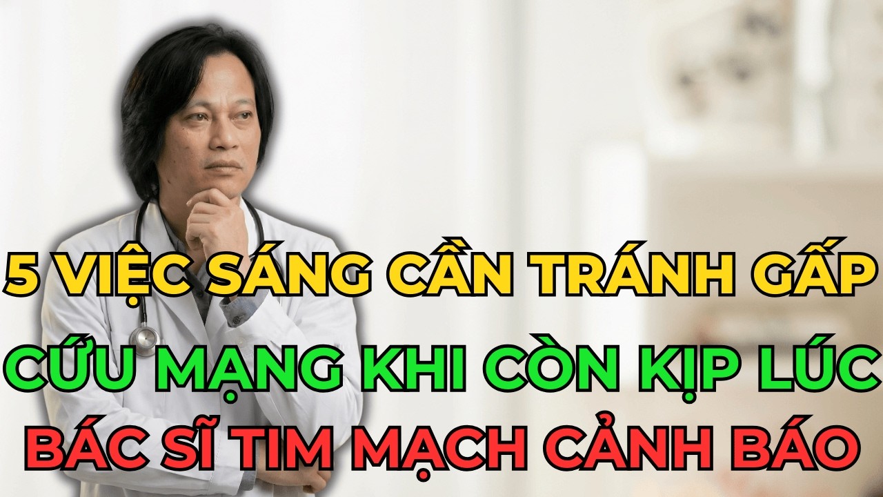 5 Thói Quen Buổi Sáng Tăng Gấp Đôi Nguy Cơ Đột Quỵ - Báo Động Đỏ Cho Người Cao Tuổi