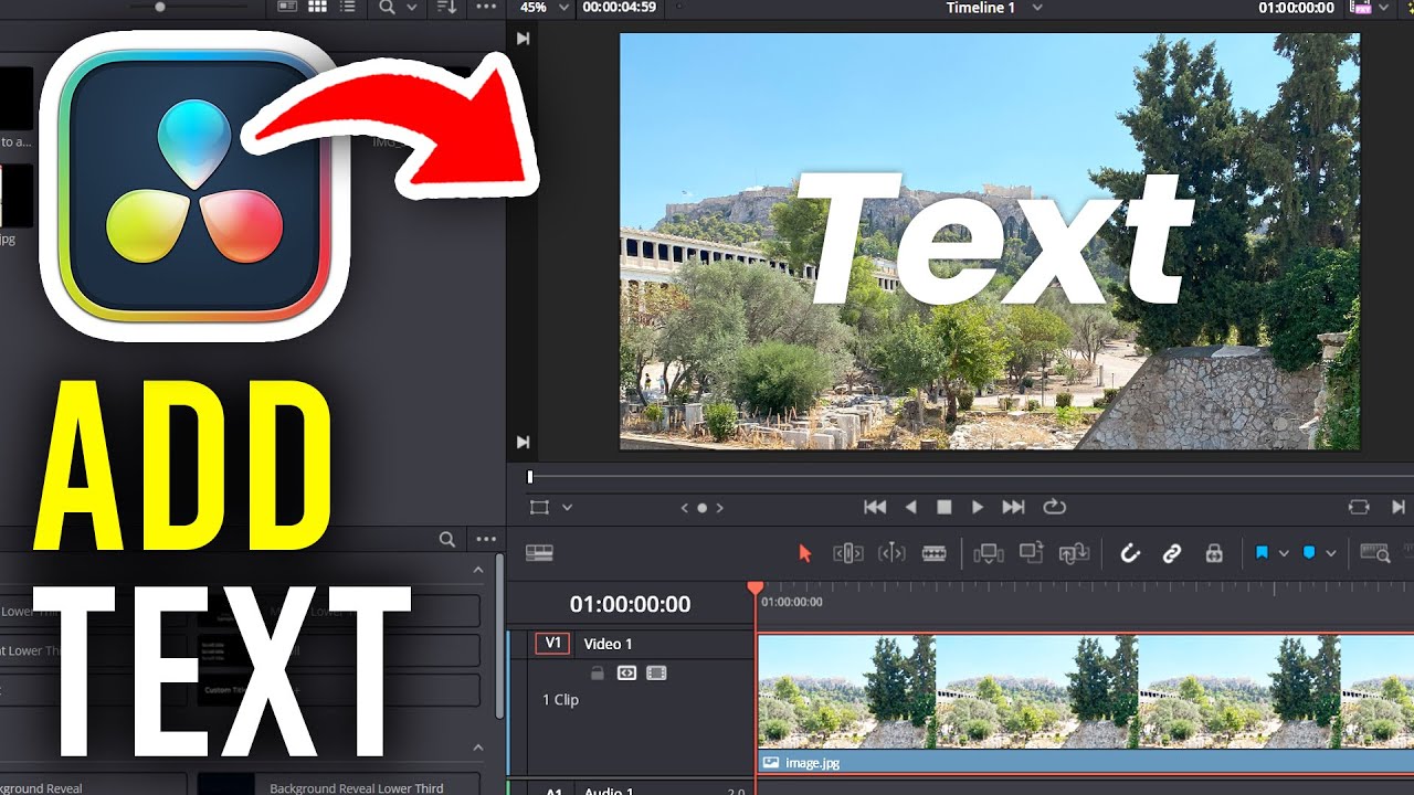 How To Add Text In Davinci Resolve - Full Guide