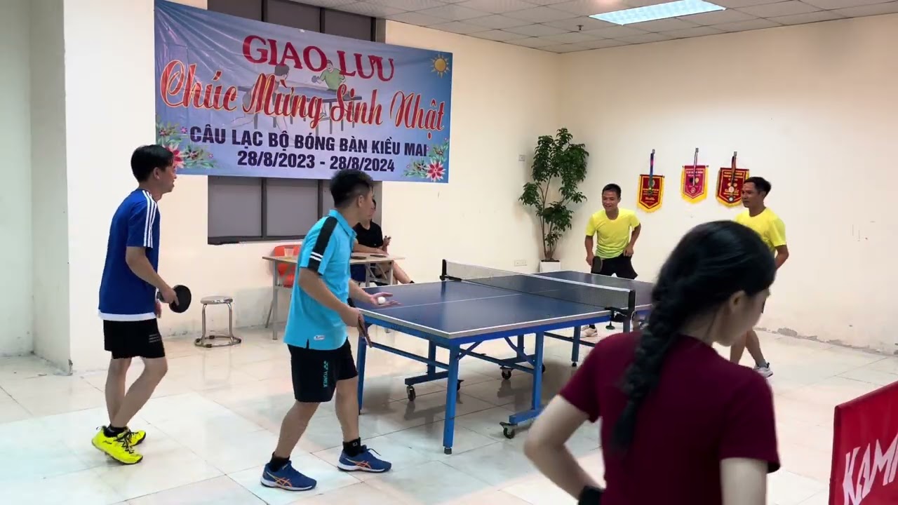 Tùng/Tiến Vs Bắc/Song tại clb bóng bàn Kiều Mai