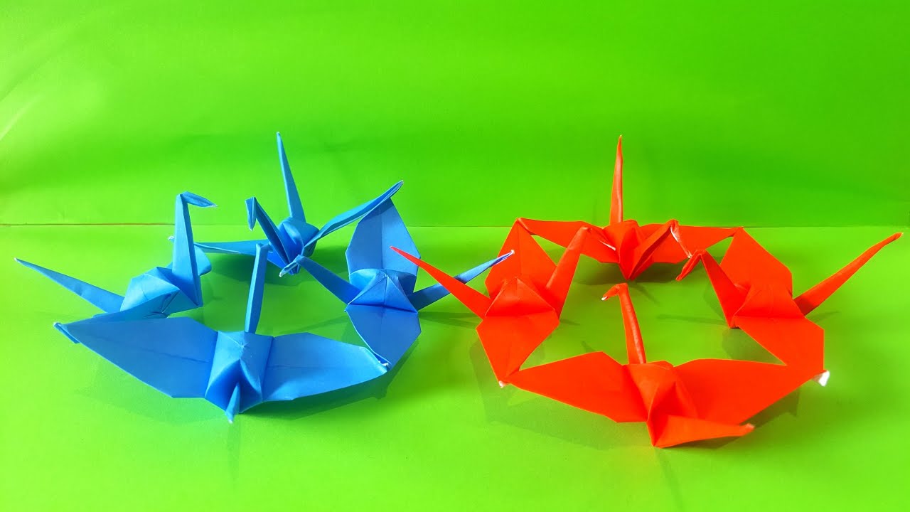 Origami Tie Crane Tutorial (How to fold)