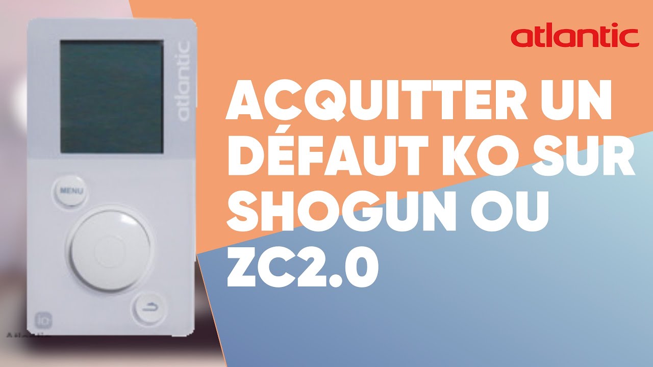 Comment acquitter l'affichage KO sur un SHOGUN ?