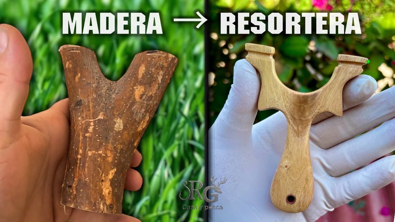 FABRICAMOS  una RESORTERA  de madera NATURAL desde CERO  // asi nacio PUÁ