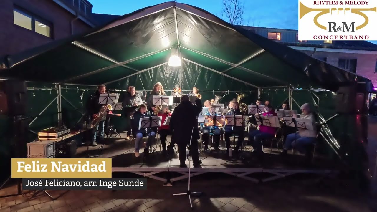 Weihnachtsmusik auf dem Weihnachtsmarkt Ahrensfelde 2025 | Rhythm & Melody Concertband | RMCB