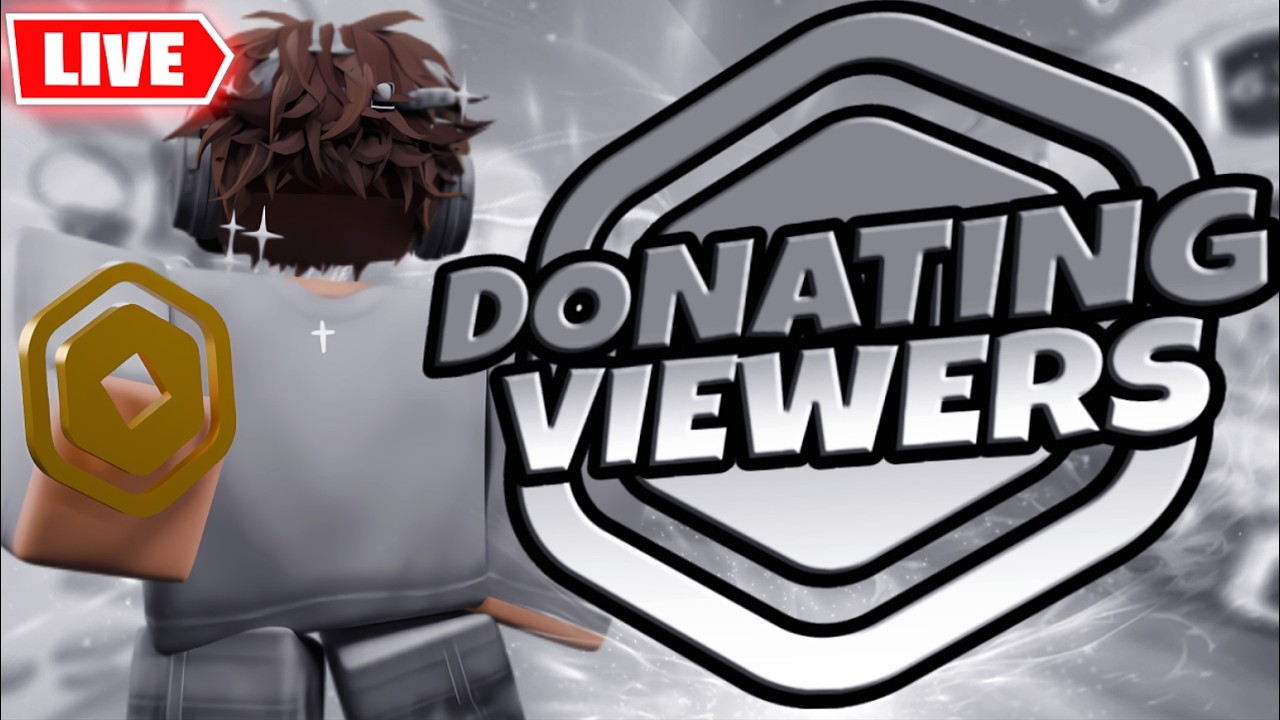 🔴Donating Robux to Viewers🔥┃Pls Donate Live┃TTS Enabled ┃GOAL 3.5M RAISED🎁🔴