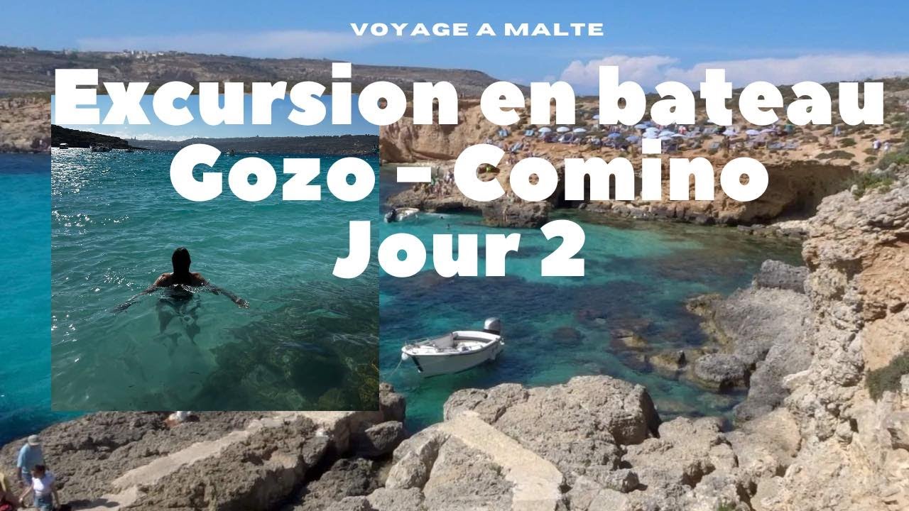 🇲🇹 Voyage à Malte - Jour 2 - Excursion en bâteau iles de Gozo et Comino