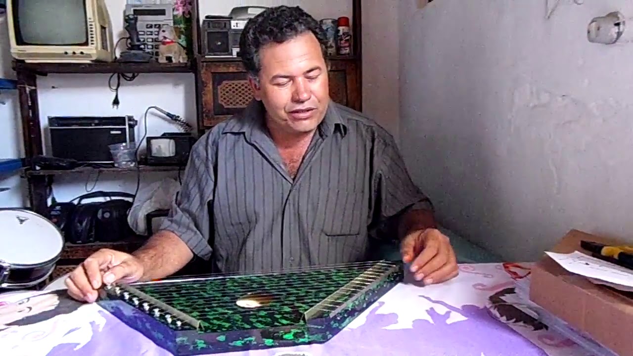 MINI HARPA CÍTARA  COMO COLOCAR  CORDAS E AFINAR  (BÁSICO)