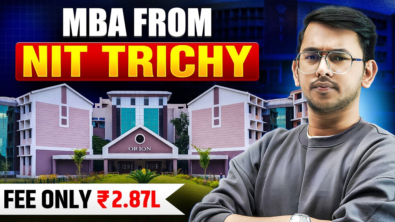 MBA from NIT Trichy 😱 | NO Sectional Cutoff | Fees, Placements & Admission Process 2026 #nitmba