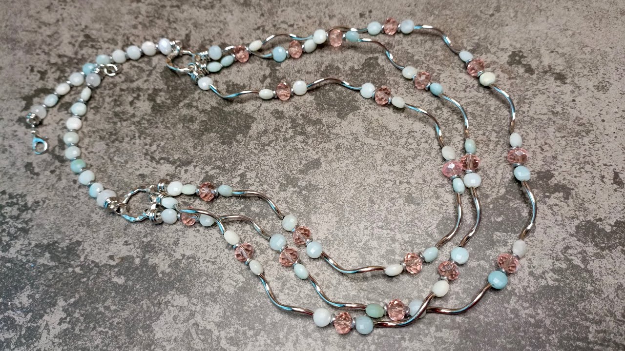 Переделка с  амазонитом и одна интересная покупка.#творчество #handmade #переделкаукрашений #